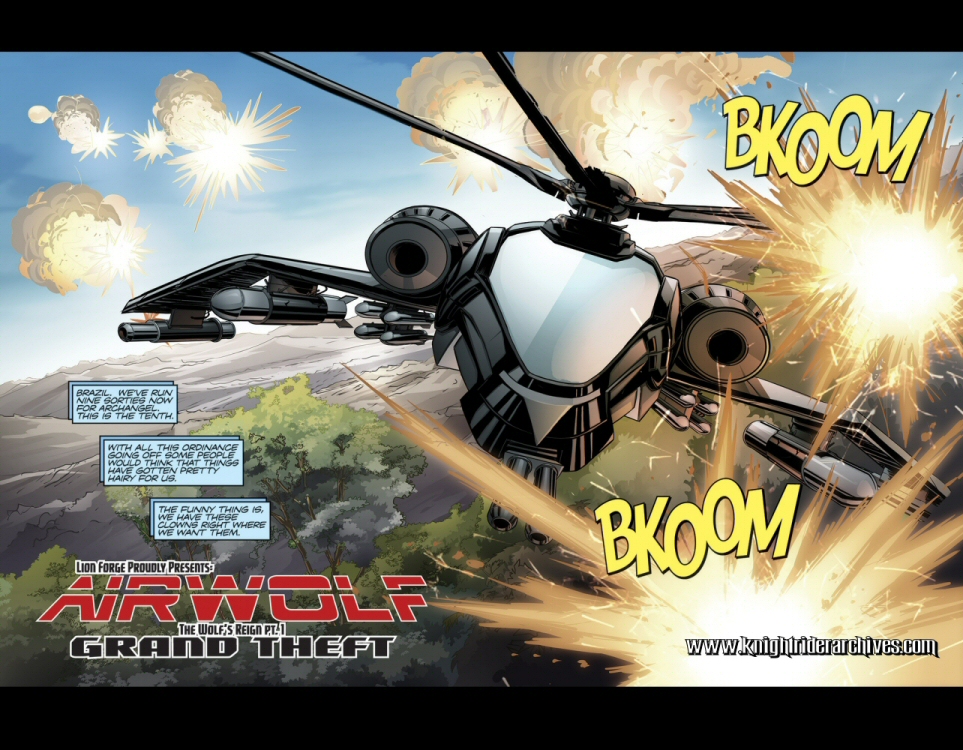 Airwolf #1 Panel